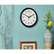 Black Wall Clock Silent Non Ticking 10 Inch Quality Quartz Battery Operated Round Easy to Read Home/Office/Kitchen/Classroom/School Clock Sweep Movement